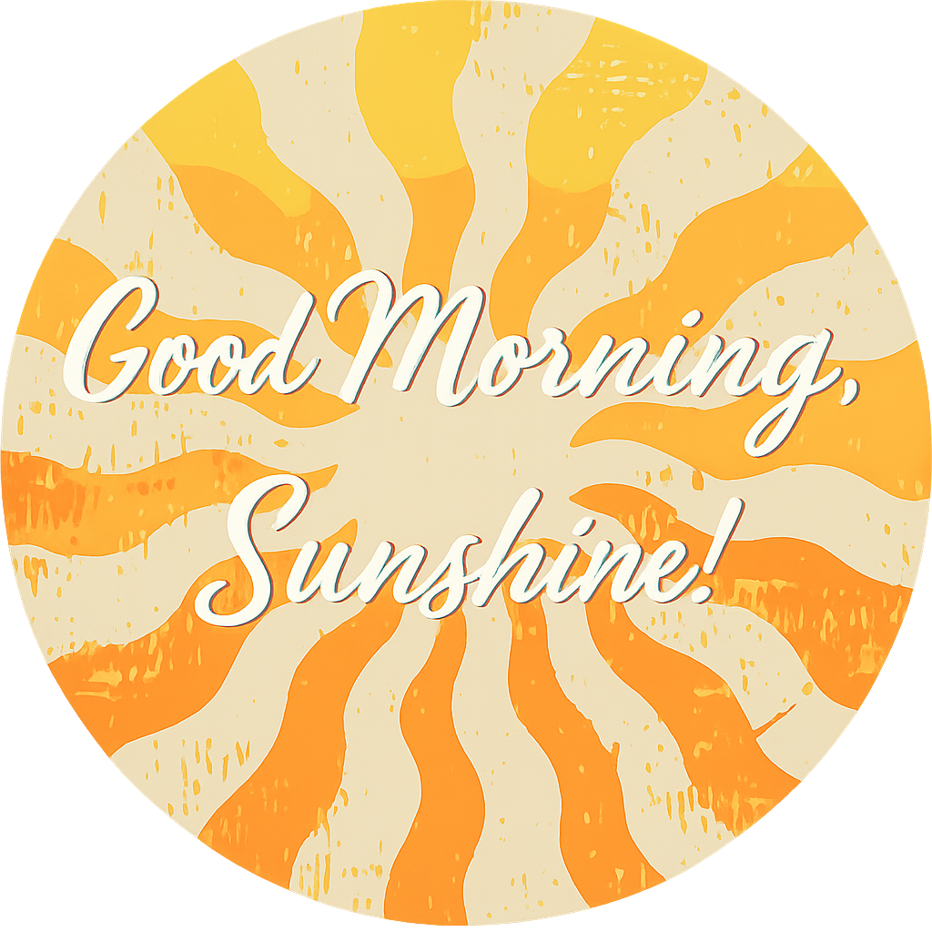 Good Morning, Sunshine sticker